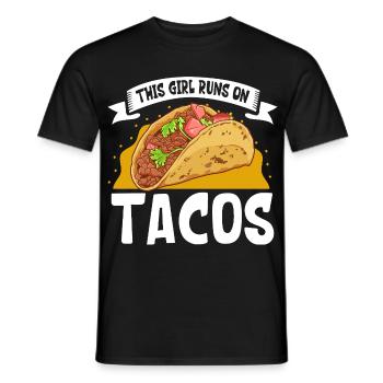 Ladies love Tacos - Männer T-Shirt - Schwarz - Vorne - AI Model Male 178 light (178cm)