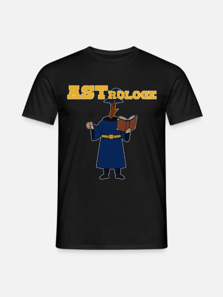 Astrologe lustiger Dadjoke, zweideutig - Männer T-Shirt - Schwarz
