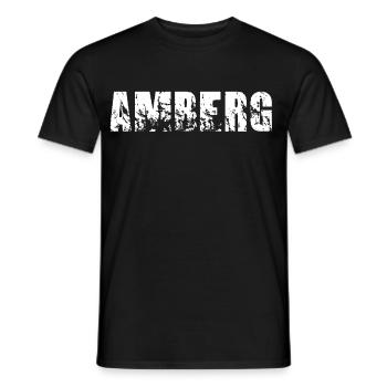 Amberg - Männer T-Shirt - Schwarz - Vorne - AI Model Male 178 light (178cm)
