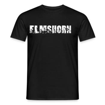 Elmshorn - Männer T-Shirt - Schwarz - Vorne - AI Model Male 178 light (178cm)