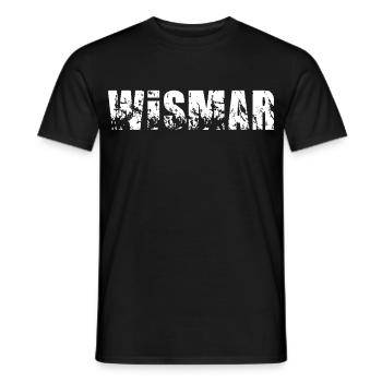 Wismar - Männer T-Shirt - Schwarz - Vorne - AI Model Male 178 light (178cm)