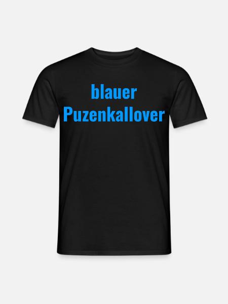 blue Puzenkallover - Men's T-Shirt - black