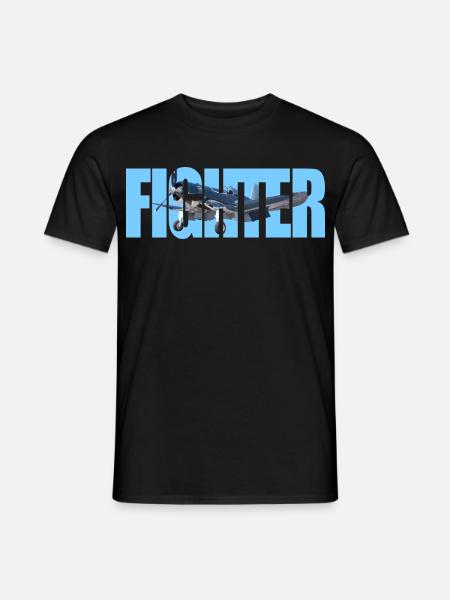 Fighter F4U Corsair - Männer T-Shirt - Schwarz
