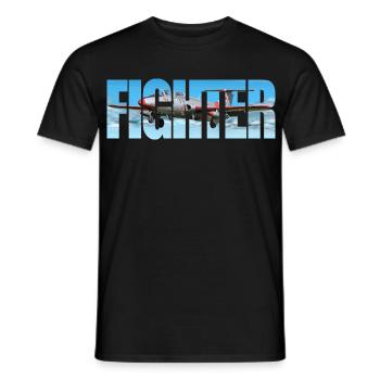 Chasseur L-29 Delfin - T-shirt homme - noir - Devant - AI Model Male 178 light (178cm)
