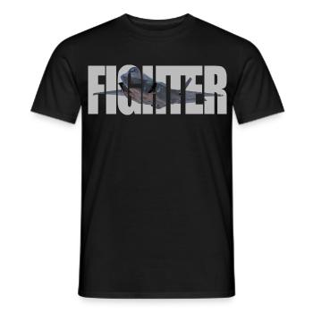Fighter F-35 Lightning II - Männer T-Shirt - Schwarz - Vorne - AI Model Male 178 light (178cm)