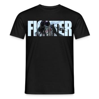 Fighter - Men's T-Shirt - black - Front - AI Model Male 178 light (178cm)