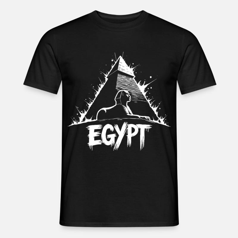 Ägypten Sphinx Pyramide - Männer T-Shirt - Schwarz