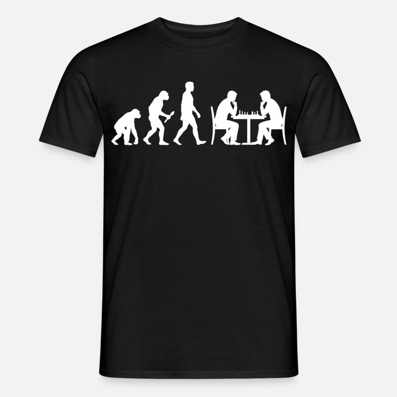 Chess Evolution – The Path to Grandmaster - Men's T-Shirt - black