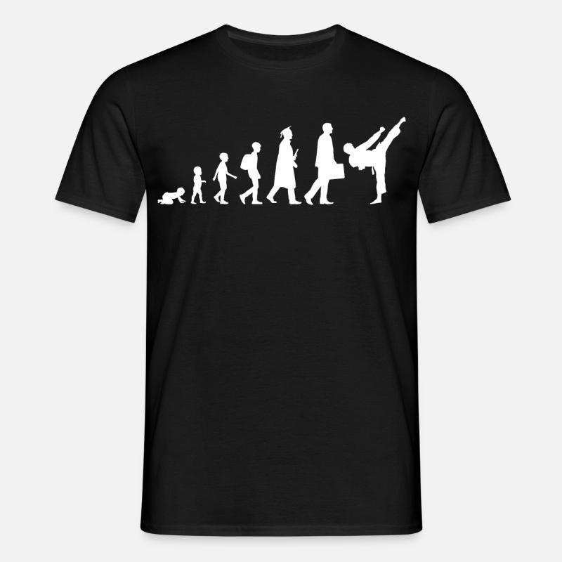 Kind zu Karateka Evolution - Männer T-Shirt - Schwarz