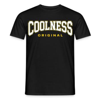 Coolness Original - Männer T-Shirt - Schwarz - Vorne - AI Model Male 178 light (178cm)