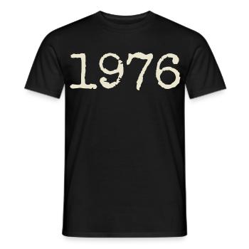 Geburtstagsgeschenk 1976 – Großartig seit 1976 - Männer T-Shirt - Schwarz - Vorne - AI Model Male 178 light (178cm)