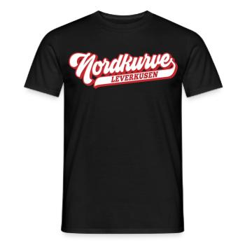 Nordkurve Leverkusen | Farbe änderbar - Männer T-Shirt - Schwarz - Vorne - AI Model Male 178 light (178cm)