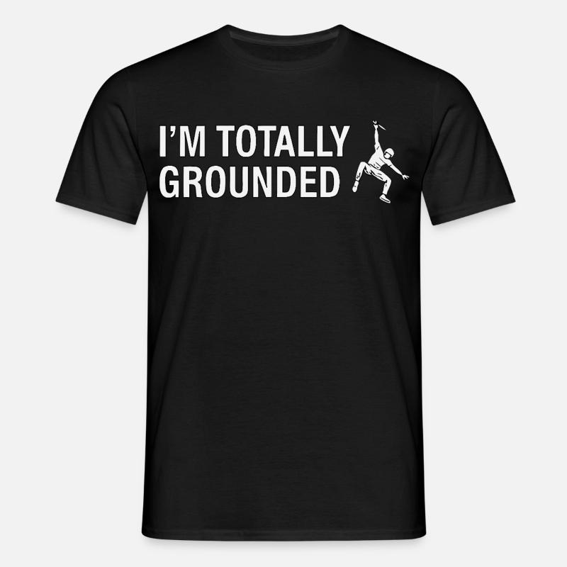 Fuldstændig jordbundet klatring - T-shirt til herrer - sort