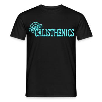 Calisthenics - Men's T-Shirt - black - Front - AI Model Male 178 light (178cm)
