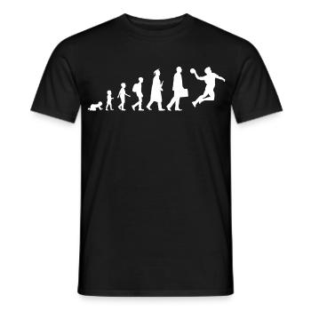 Evolution Handball - T-shirt homme - noir - Devant - AI Model Male 178 light (178cm)
