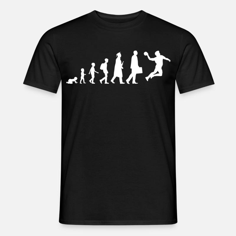 Evolution Handball - Männer T-Shirt - Schwarz