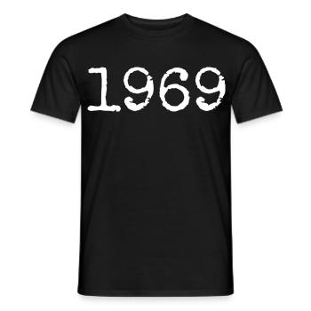 Legendär seit 1969 - Männer T-Shirt - Schwarz - Vorne - AI Model Male 178 light (178cm)