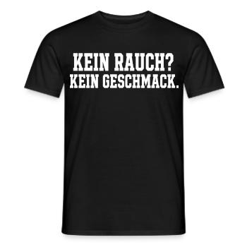 Kein Rauch Kein Geschmack Spruch Grill Motiv - Männer T-Shirt - Schwarz - Vorne - AI Model Male 178 light (178cm)