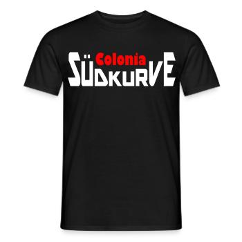 Courbe sud Colonia - T-shirt homme - noir - Devant - AI Model Male 178 light (178cm)