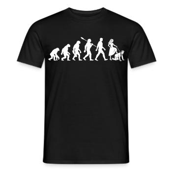 JGA Junggesellenabschied - Evolution Bachelor - Männer T-Shirt - Schwarz - Vorne - AI Model Male 178 light (178cm)