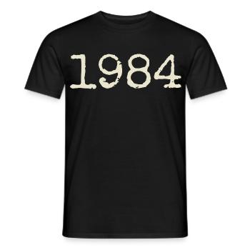 Geburtstagsgeschenk 1984 – Großartig seit 1984 - Männer T-Shirt - Schwarz - Vorne - AI Model Male 178 light (178cm)