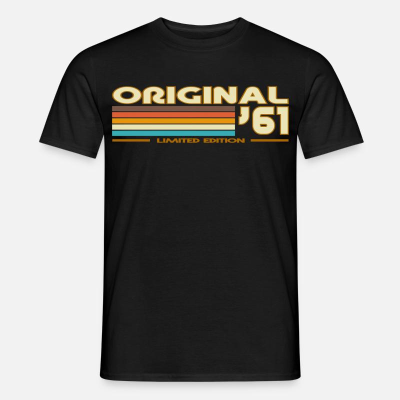 1961 - Männer T-Shirt - Schwarz