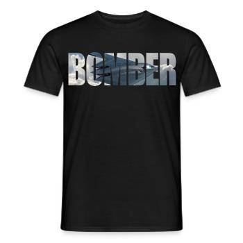 Bomber B-2 Spirit - Men's T-Shirt - black - Front - AI Model Male 178 light (178cm)