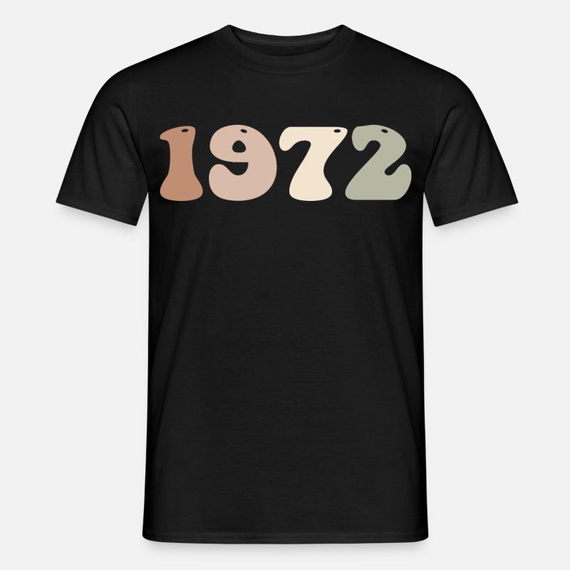 1972 - Männer T-Shirt - Schwarz