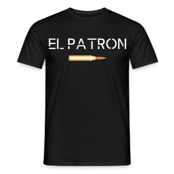 El Patron – Der Top G Look - Männer T-Shirt - Schwarz - Vorne - AI Model Male 178 light (178cm)