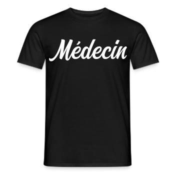 Arzt im Gesundheitswesen Doktor Sauveur - Männer T-Shirt - Schwarz - Vorne - AI Model Male 178 light (178cm)