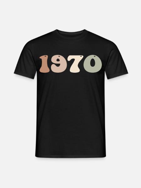 1970 - Men's T-Shirt - black
