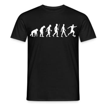Fußballentwicklung in Bewegung - Männer T-Shirt - Schwarz - Vorne - AI Model Male 178 light (178cm)