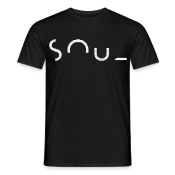 Soul Music Culture Vintage Musician - Men's T-Shirt - black - Front - AI Model Male 178 light (178cm)