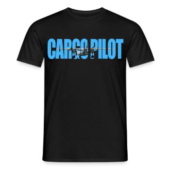 Pilote cargo An-26 - T-shirt homme - noir - Devant - AI Model Male 178 light (178cm)