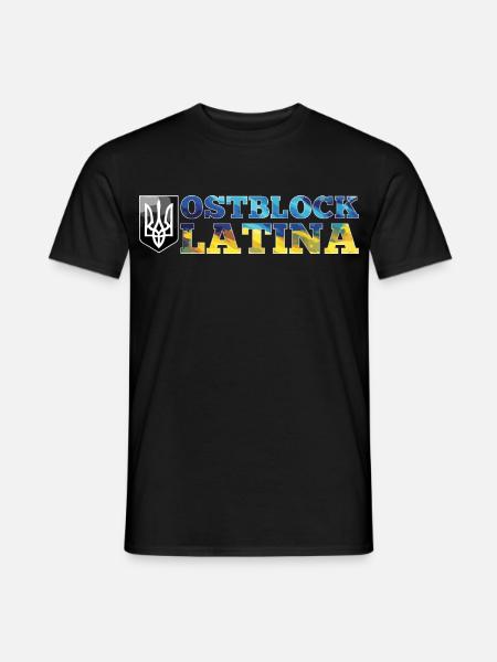 Ostblock Latina Ukrainerin Ukraine Geschenk - Männer T-Shirt - Schwarz