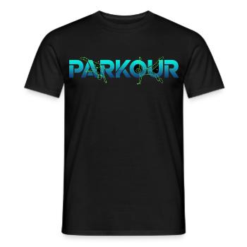 Parkour Freerunning Sport - T-shirt homme - noir - Devant - AI Model Male 178 light (178cm)