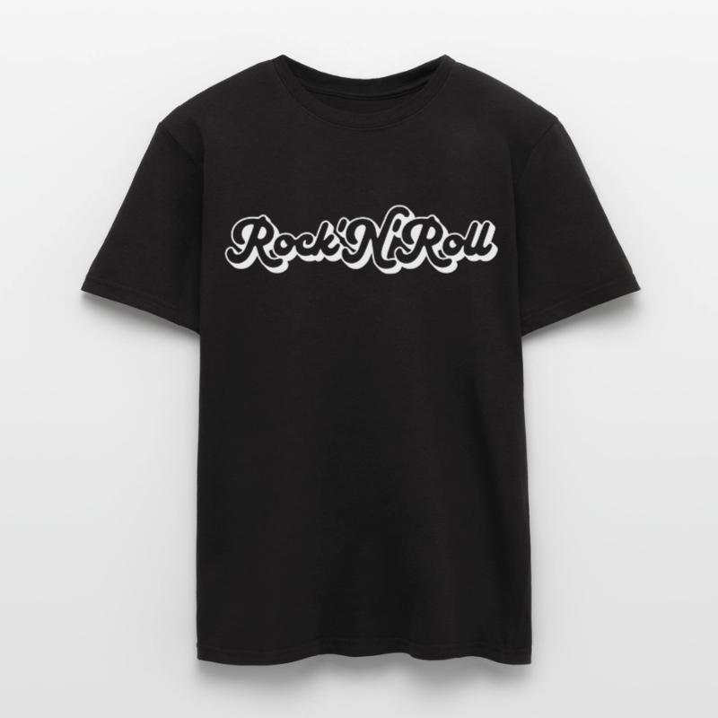 Rock 'N' Roll Script Men's T-Shirt