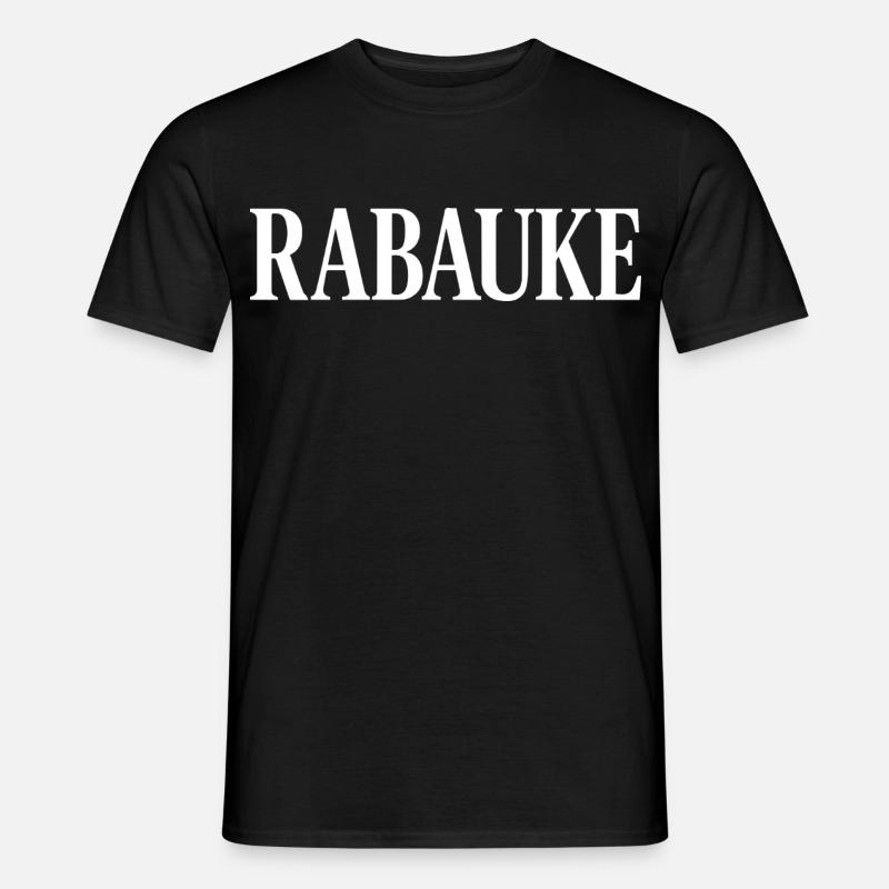 Rabauke - Männer T-Shirt - Schwarz
