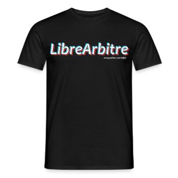 Free will - Men's T-Shirt - black - Front - AI Model Male 178 light (178cm)