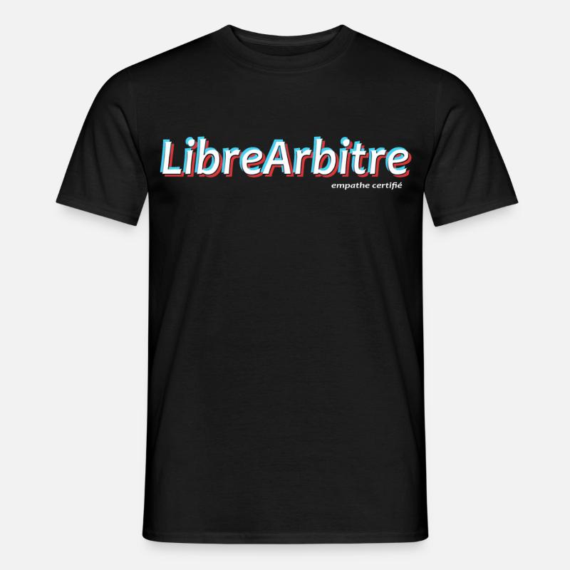 Freier Wille - Männer T-Shirt - Schwarz