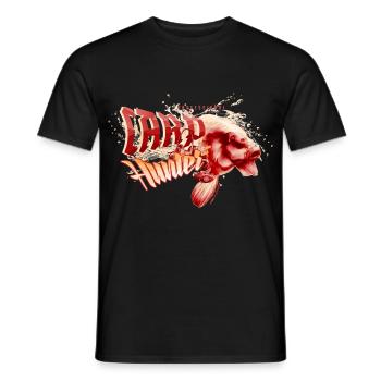 carphunter s karpfen - Männer T-Shirt - Schwarz - Vorne - AI Model Male 178 light (178cm)
