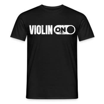 Drôle de violon - T-shirt homme - noir - Devant - AI Model Male 178 light (178cm)