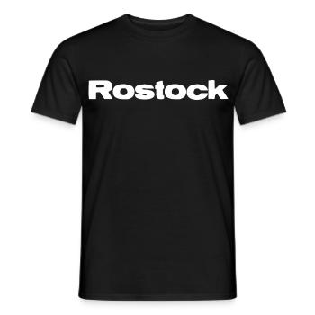 Rostock Heartbeat - Men's T-Shirt - black - Front - AI Model Male 178 light (178cm)