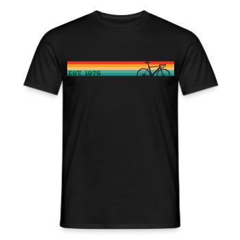 Millésime 1976 - T-shirt homme - noir - Devant - AI Model Male 178 light (178cm)