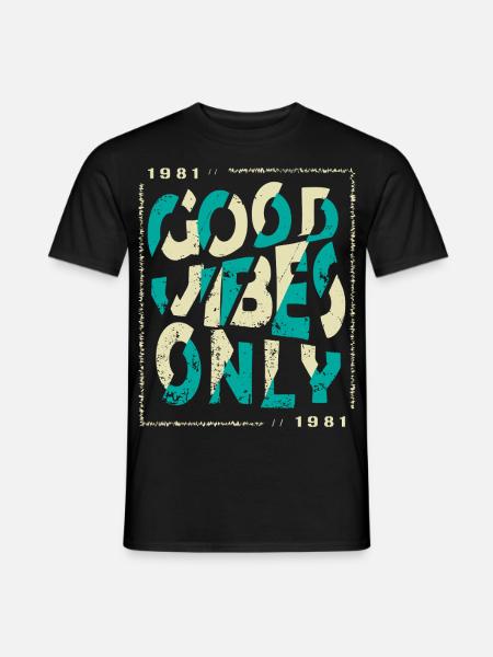 1981 Geburtstag 1981 Jahrgang 1981 Geschenk 1981 - Männer T-Shirt - Schwarz