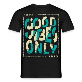 1973 Geburtstag 1973 Jahrgang 1973 Geschenk 1973 - Männer T-Shirt - Schwarz - Vorne - AI Model Male 178 light (178cm)