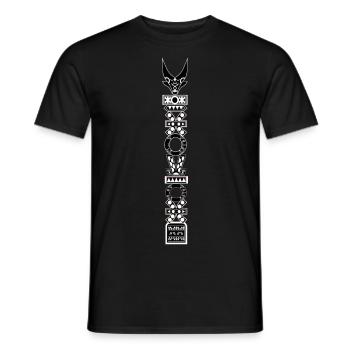 Aloalo - Madagaskar - Männer T-Shirt - Schwarz - Vorne - AI Model Male 178 light (178cm)