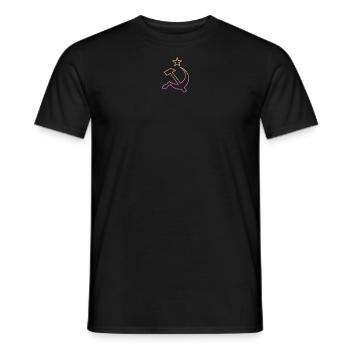 Hammer, Sichel und Stern - Kommunismus Sozialismus - Männer T-Shirt - Schwarz - Vorne - AI Model Male 178 light (178cm)