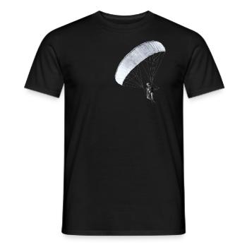 Paragleiter Bleistift - Männer T-Shirt - Schwarz - Vorne - AI Model Male 178 light (178cm)