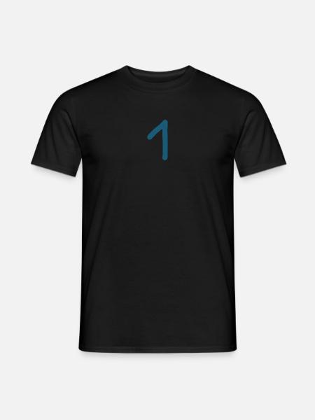1 numéro un anniversaire - T-shirt homme - noir